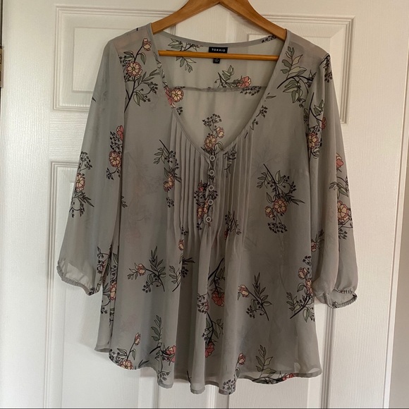 Torrid sheer top - Picture 3 of 5